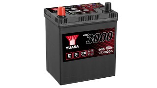 YBX3055 12V 36Ah 330A Yuasa SMF Battery