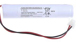 Yuasa 3.6V NiCd təkrar doldurulan batareya paketi, 4Ah – 1 dəst