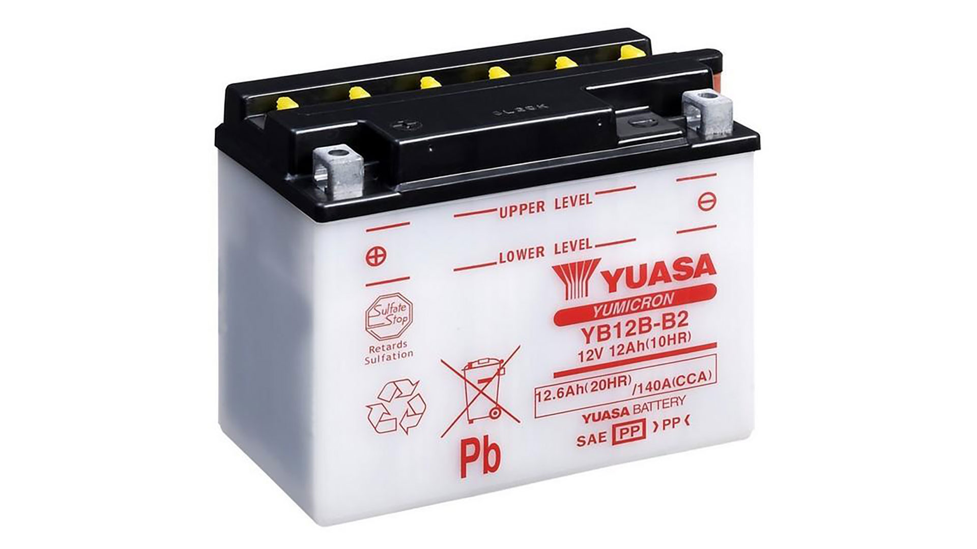  YB12B-B2 (DC) 12V Yuasa YuMicron Battery 