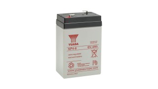 NP4-6 (6V 4Ah) Yuasa General Purpose VRLA Battery