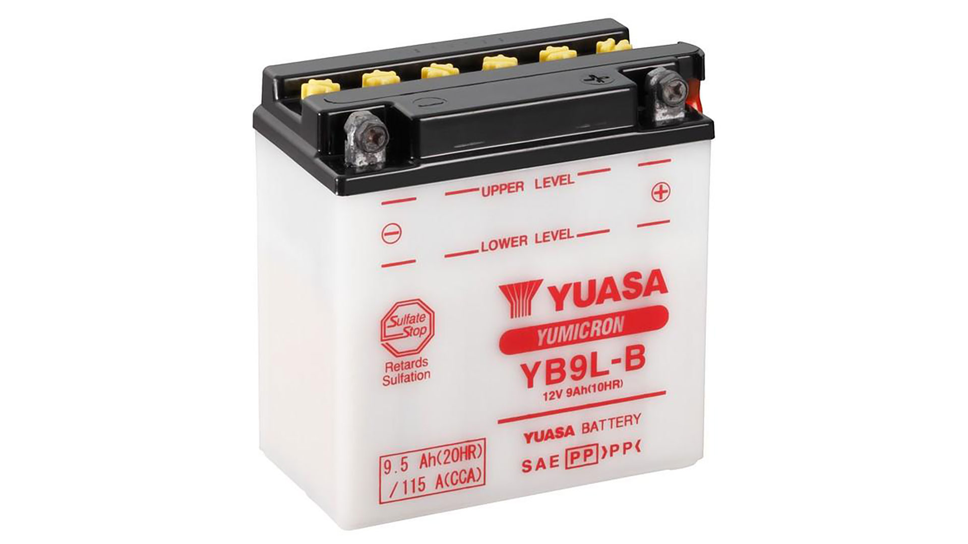  YB9L-B (DC) 12V Yuasa YuMicron Battery 