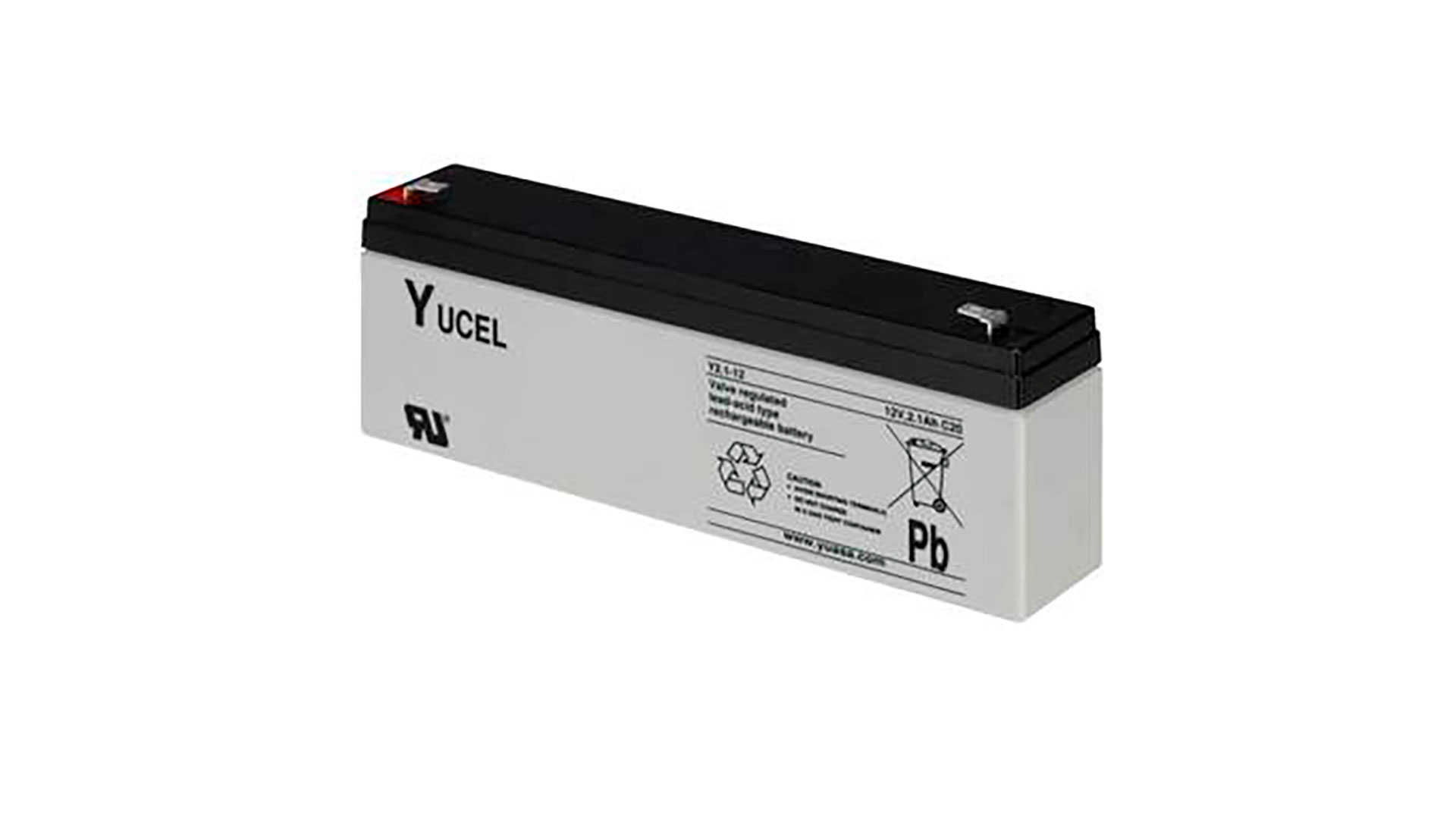  Yuasa 2.1Ah 12V Sealed Lead Acid Yucel Battery 