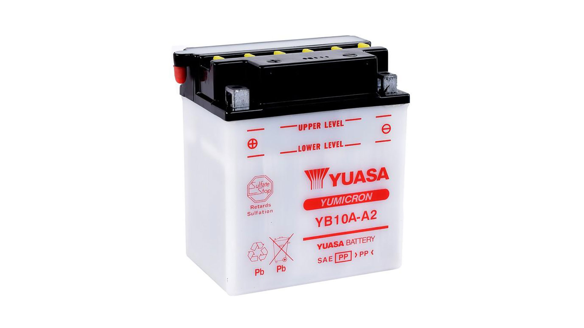  YB10A-A2 (DC) 12V Yuasa YuMicron Battery 