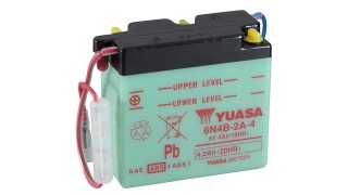 6N4B-2A-4 (DC) 6V Yuasa Conventional Battery