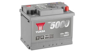 YBX5027 12V 65Ah 640A Yuasa Silver High Performance Battery