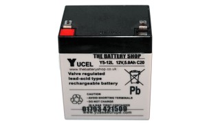 Yuasa 5Ah 12V Sealed Lead Acid Yucel Battery