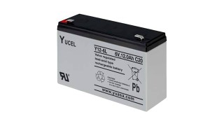 Yuasa 12Ah 6V Sealed Lead Acid Yucel Battery