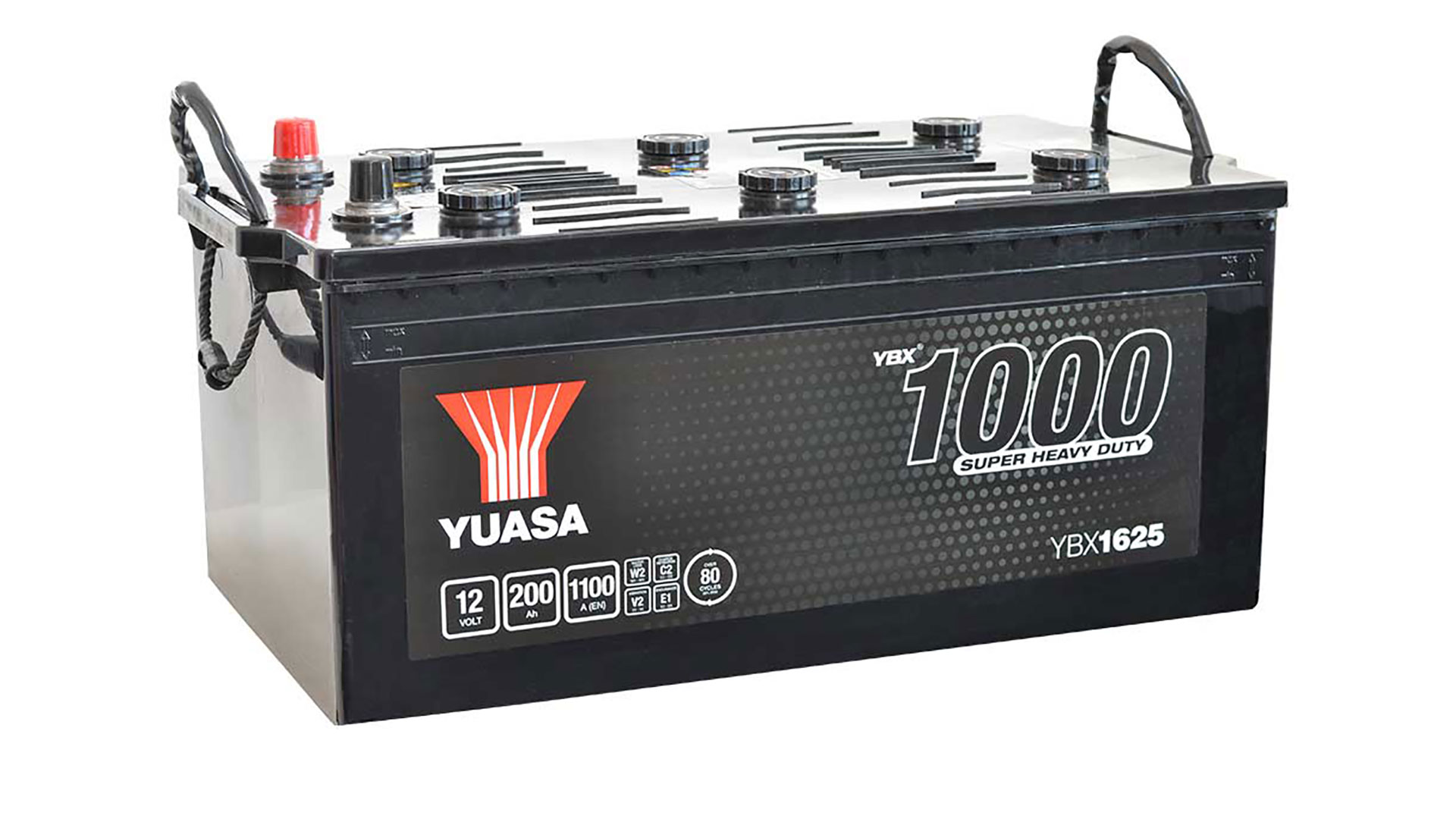  YBX1625 12V 200Ah 1100A Yuasa Super Heavy Duty Battery 