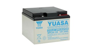 NPC24-12I (12V 24Ah) Yuasa Cyclic VRLA Battery