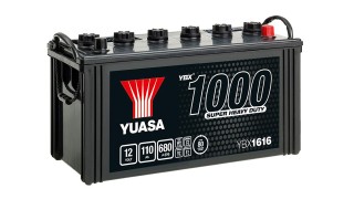 YBX1616 12V 110Ah 680A Yuasa Super Heavy Duty Battery