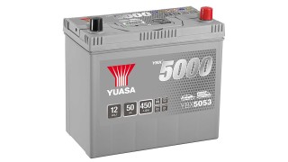YBX5053 12V 50Ah 450A Yuasa Silver High Performance Battery
