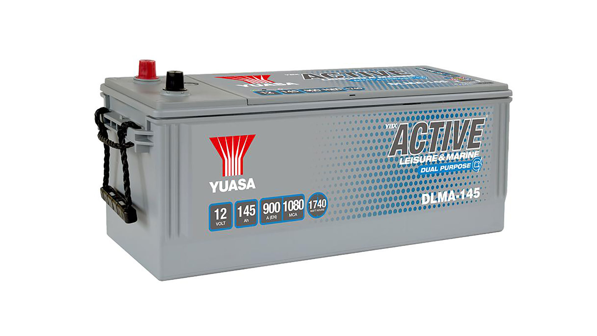  DLMA-145 12V 145Ah 900A Yuasa Dual Leisure & Marine Battery 