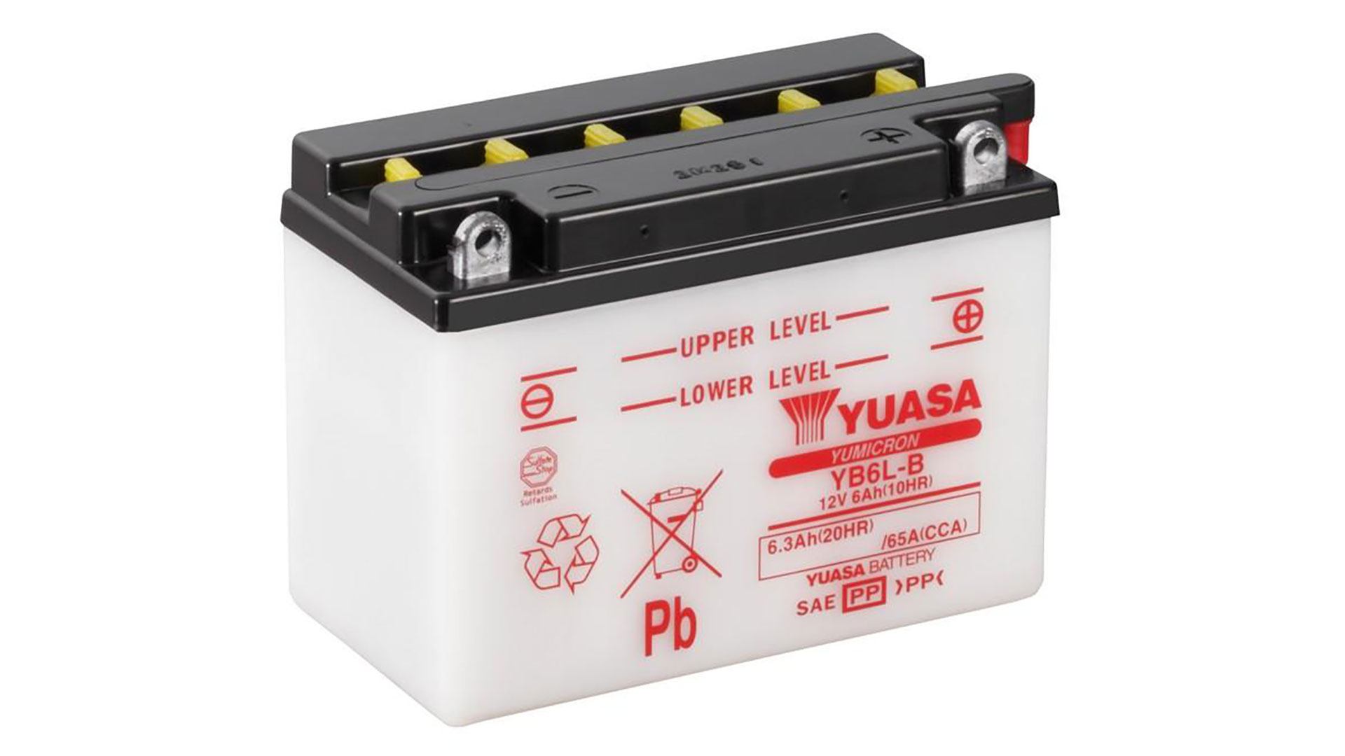  YB6L-B (DC) 12V Yuasa YuMicron Battery 