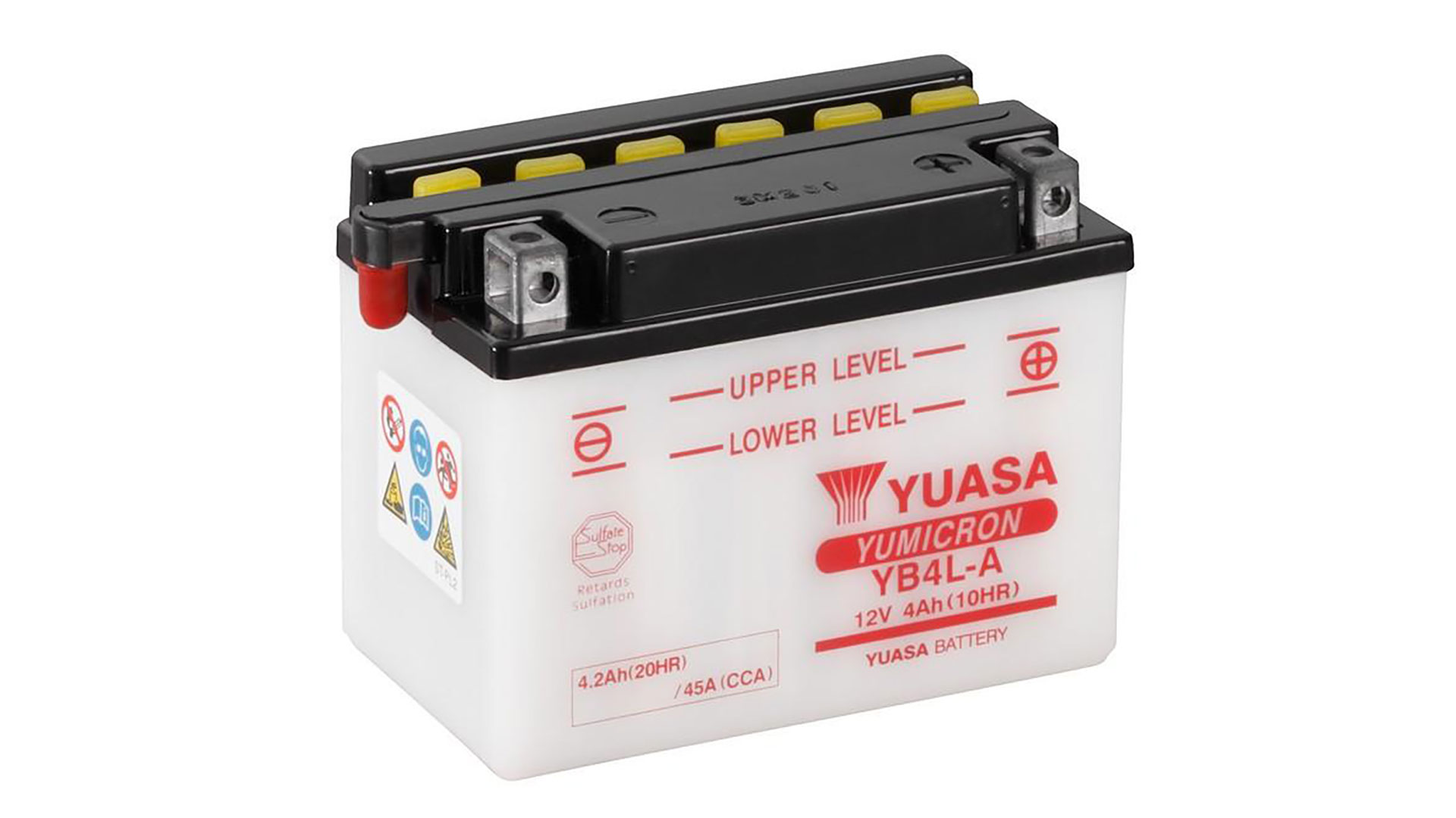  YB4L-A (DC) 12V Yuasa YuMicron Battery 