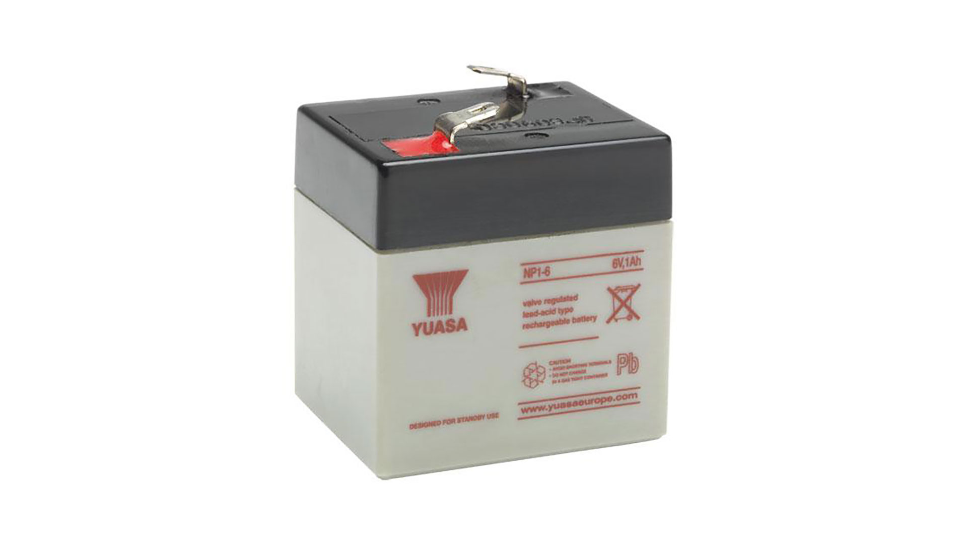 NP1-6 (6V 1Ah) Yuasa General Purpose VRLA Battery