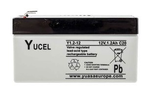Yuasa 1.2Ah 12V Sealed Lead Acid Yucel Battery