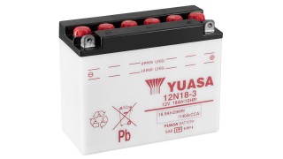 12N18-3 (DC) 12V Yuasa Conventional Battery