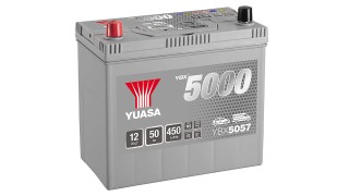 YBX5057 12V 50Ah 450A Yuasa Silver High Performance Battery