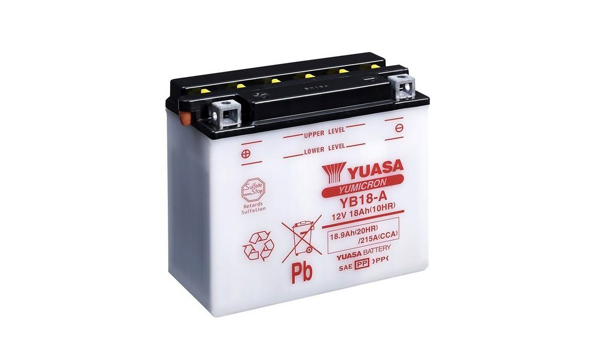  YB18-A (DC) 12V Yuasa YuMicron Battery 