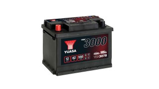 YBX3078 12V 62Ah 550A Yuasa SMF Battery