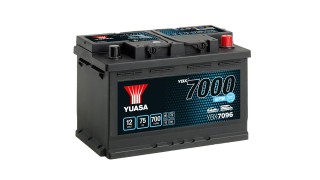 YBX7096 12V 75Ah 700A Yuasa EFB Start Stop Battery