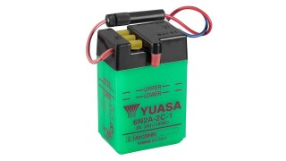 6N2A-2C-1 (DC) 6V Yuasa Conventional Battery