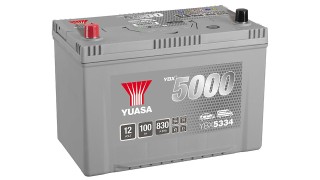 YBX5334 12V 100Ah 830A Yuasa Silver High Performance Battery