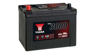 YBX3031 12V 72Ah 630A Yuasa SMF Battery